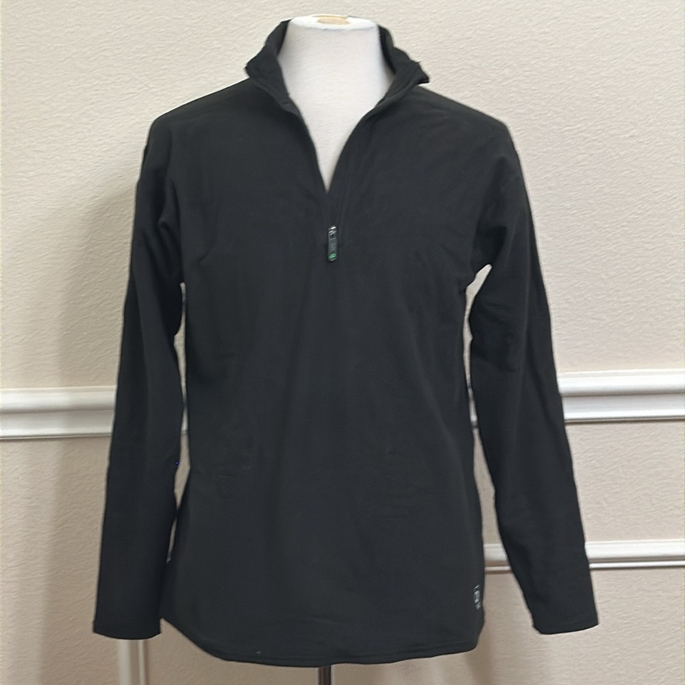 PolarMax 4.0 HEAVYWEIGHT ZIP MOCK - Black